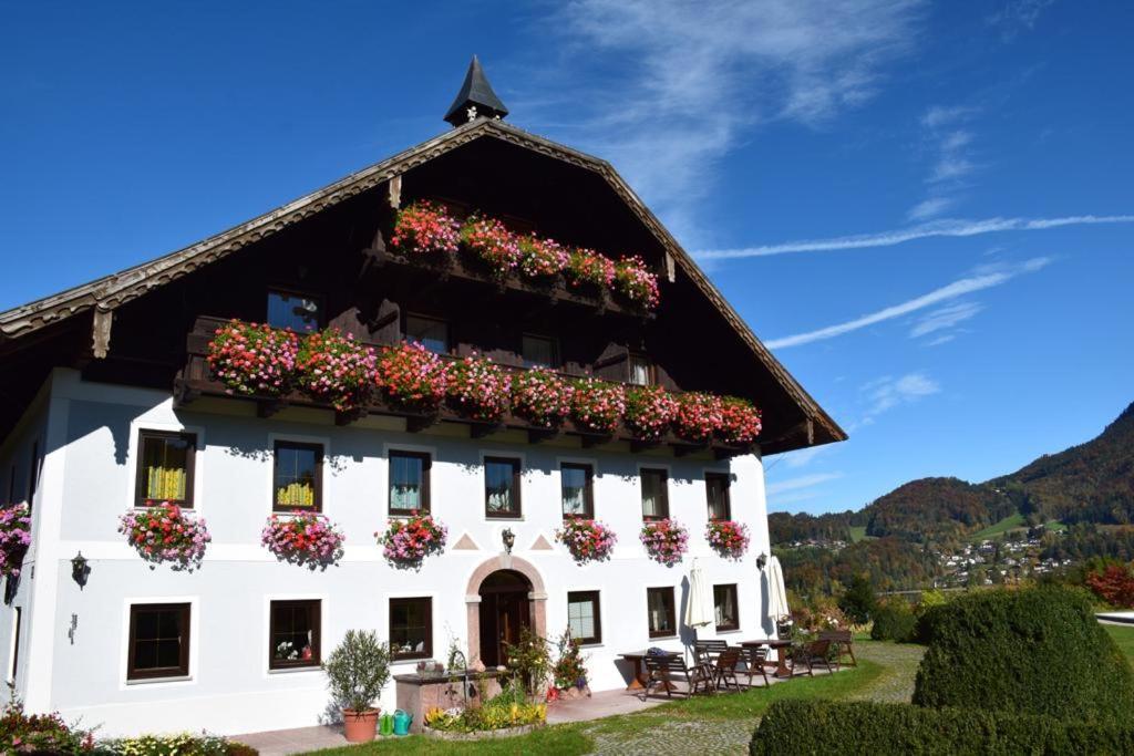 Pension Hohenau Hotel Fuschl am See Bagian luar foto